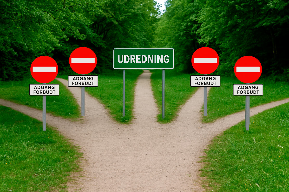 Med armen på ryggen, fik vi vores datter udredt.